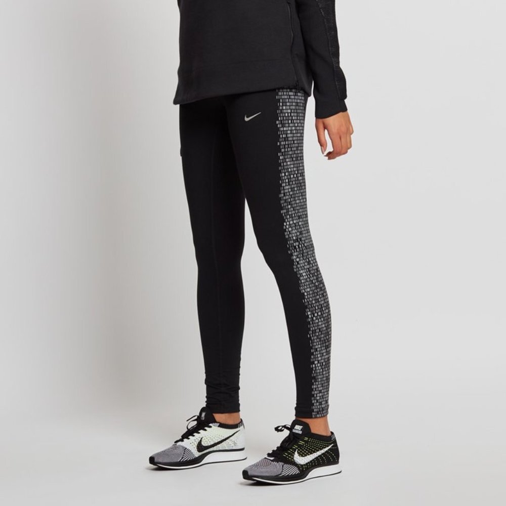 129 Nike Dri fit Pwr Epic Run Fish Tight